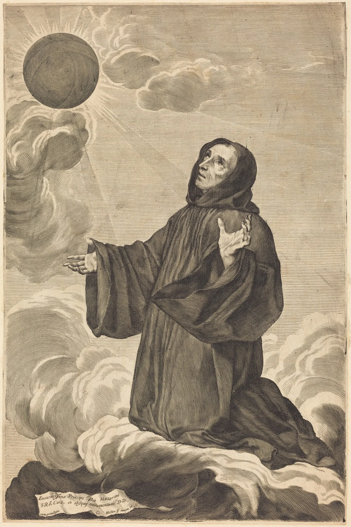 Saint Benedict, detail