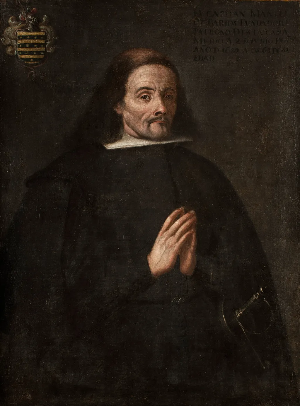 Porträt von Captain Barrios, by Pedro Ruiz González, oil, 1692