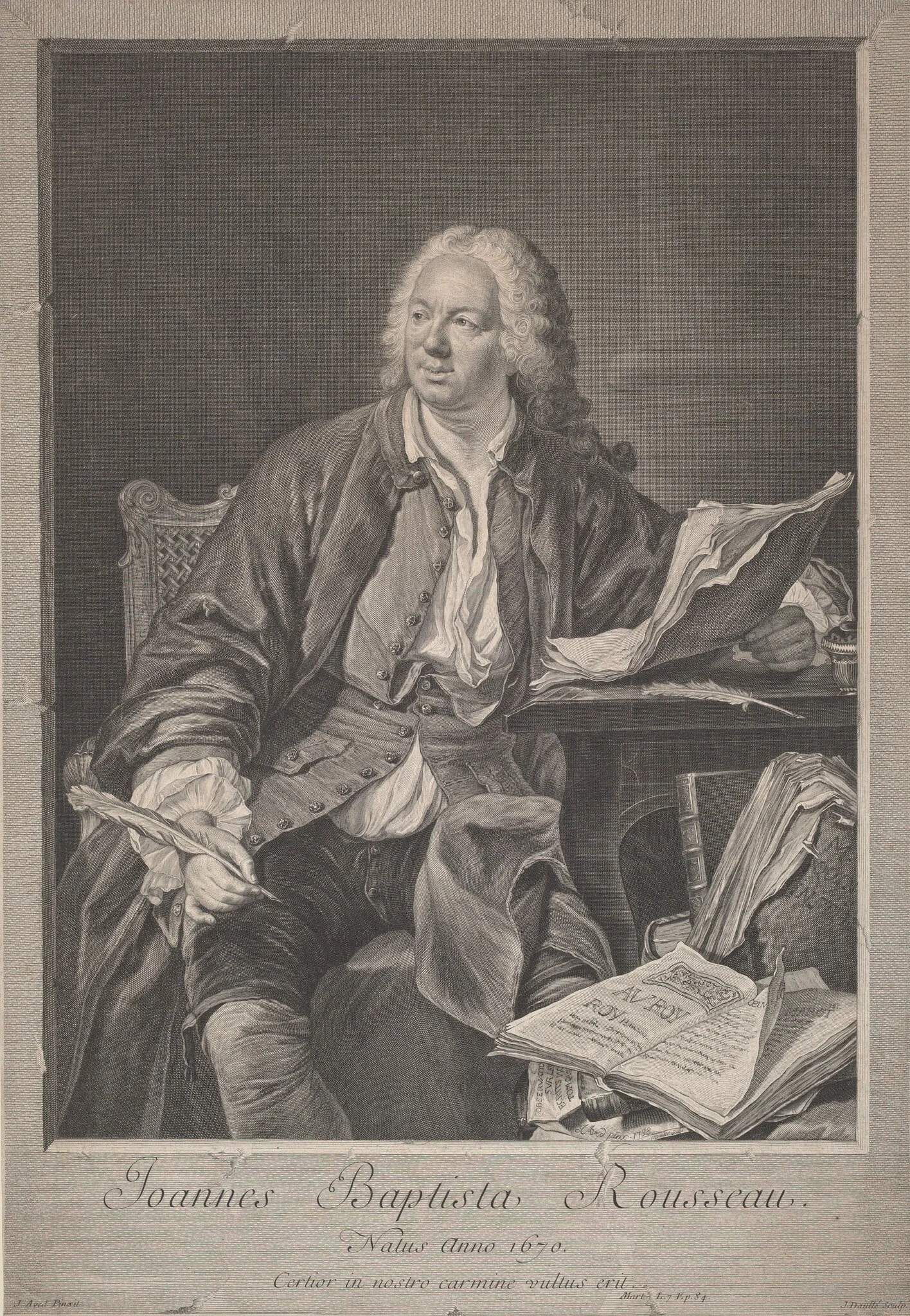 Jean-Baptiste Rousseau, detail