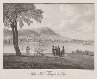 Ungern, Kloster Klein, Mariazell bei Ofen, by Jakob Alt, 1839