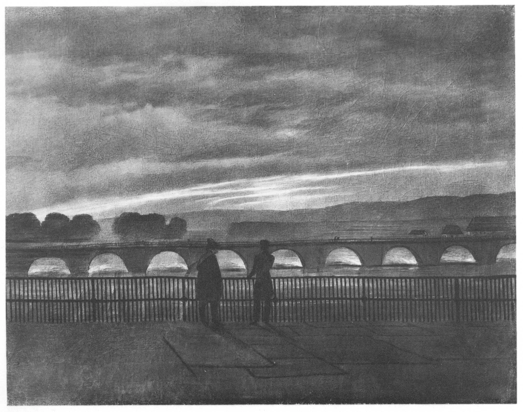 The Augustus Bridge in Dresden, detail