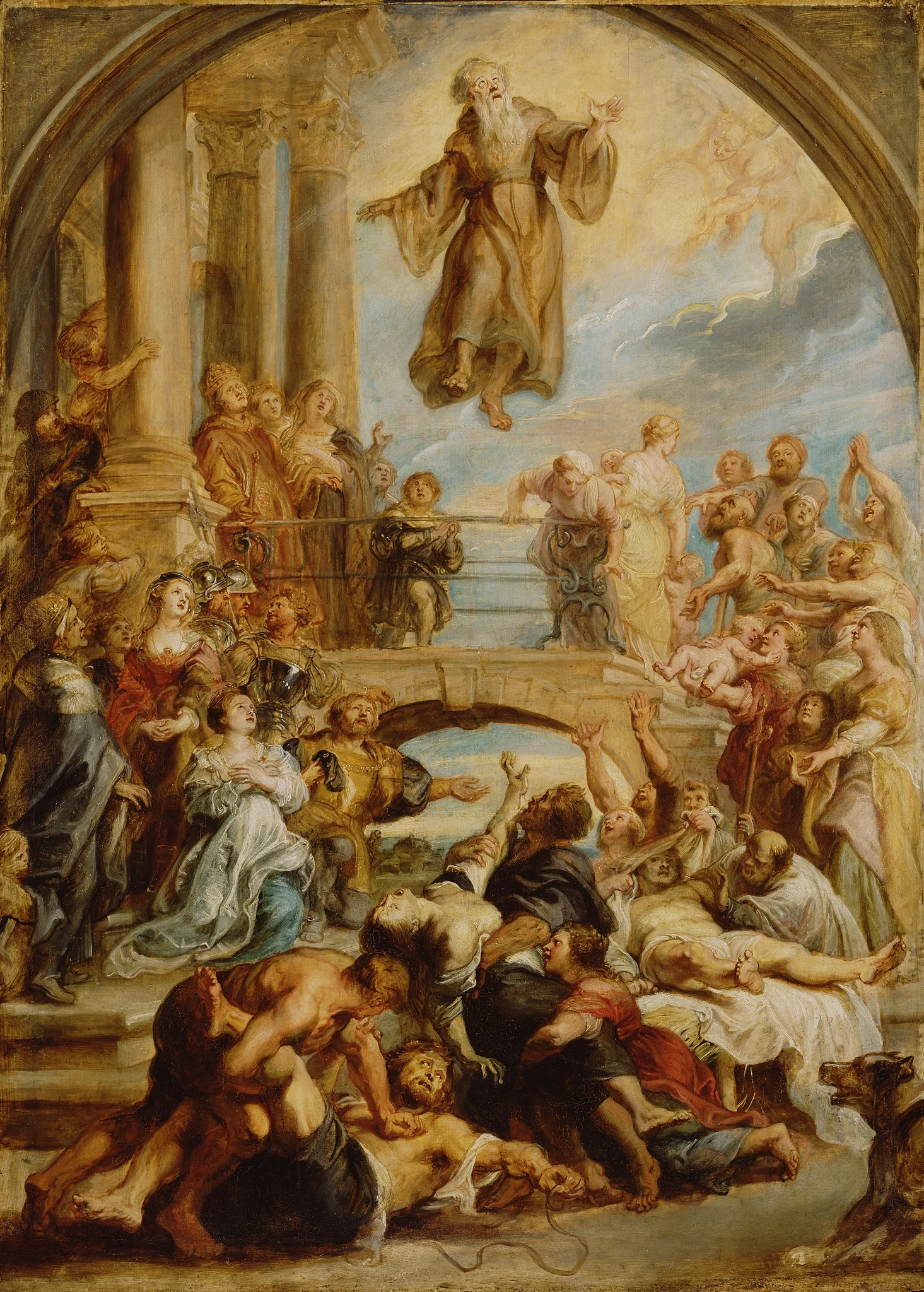 The Miracles of Saint Francis of Paola, detail