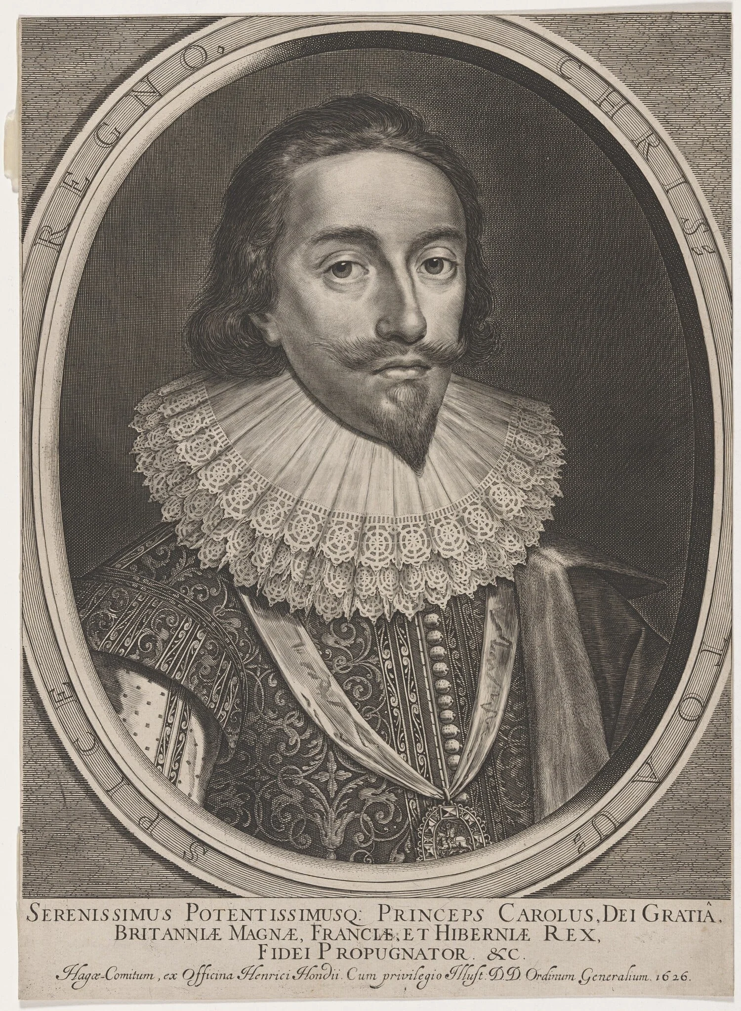 Charles I, detail