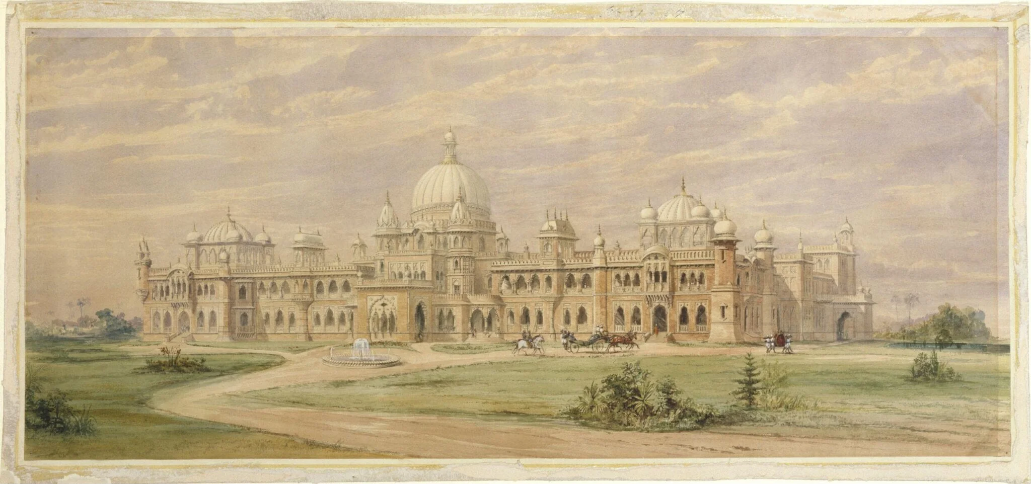 Palace of the Gaekwad of Baroda (Laxmi Vilas Palace, Vadodara), India, detail