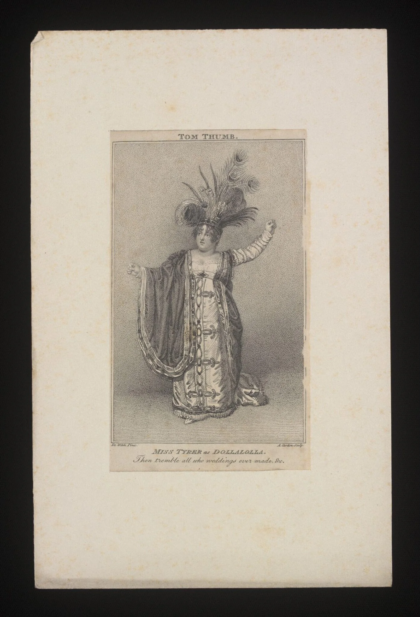 Miss Tyrer as Dollalolla, detail
