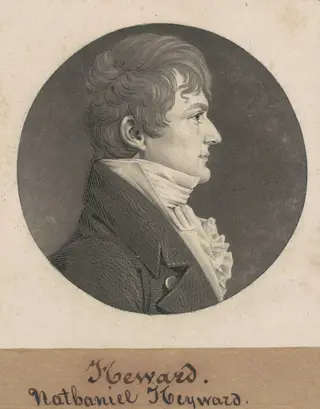 Chapman Johnson, by Charles B. J. Févret de Saint-Mémin, ink, 1808