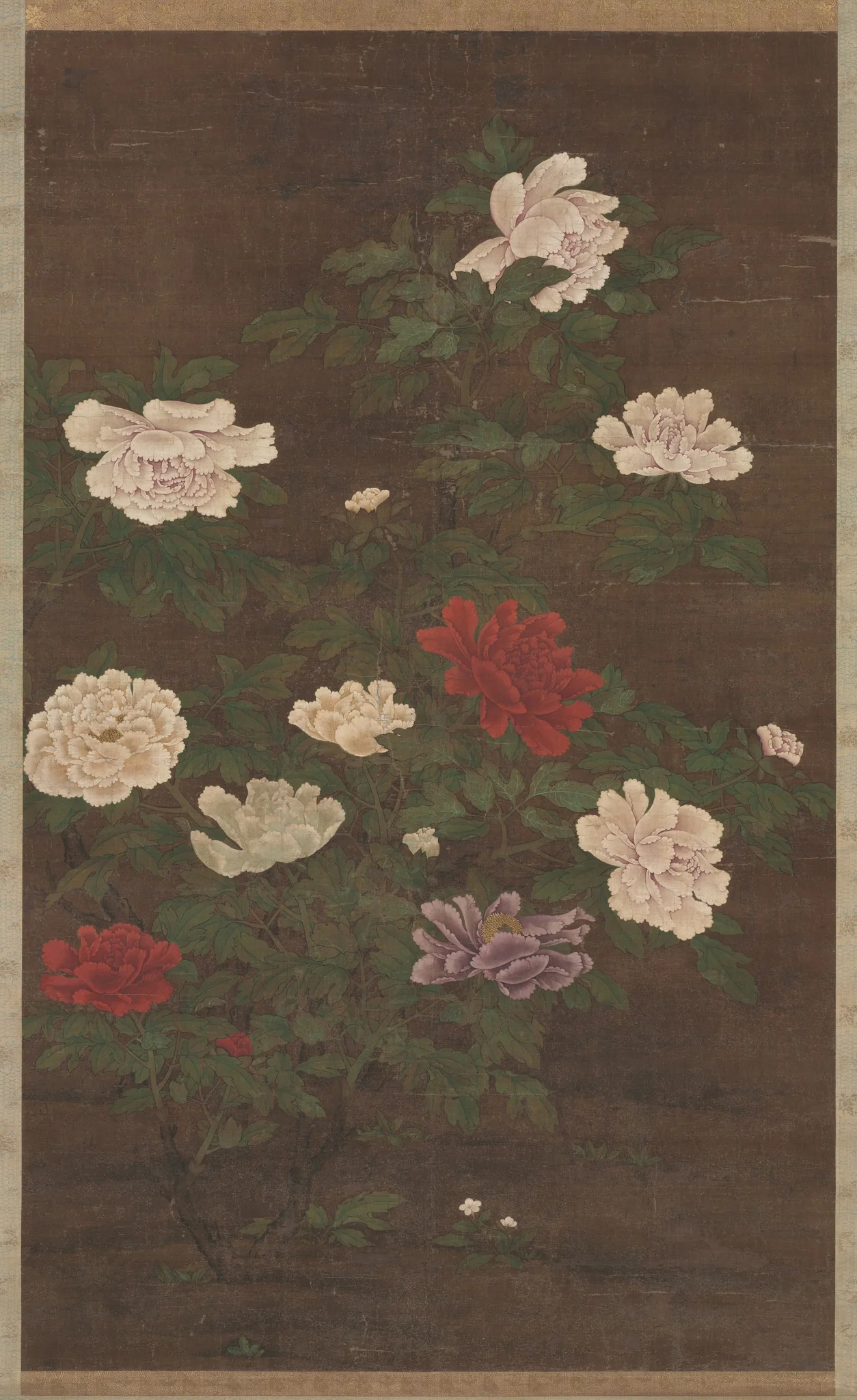 Peonies, detail