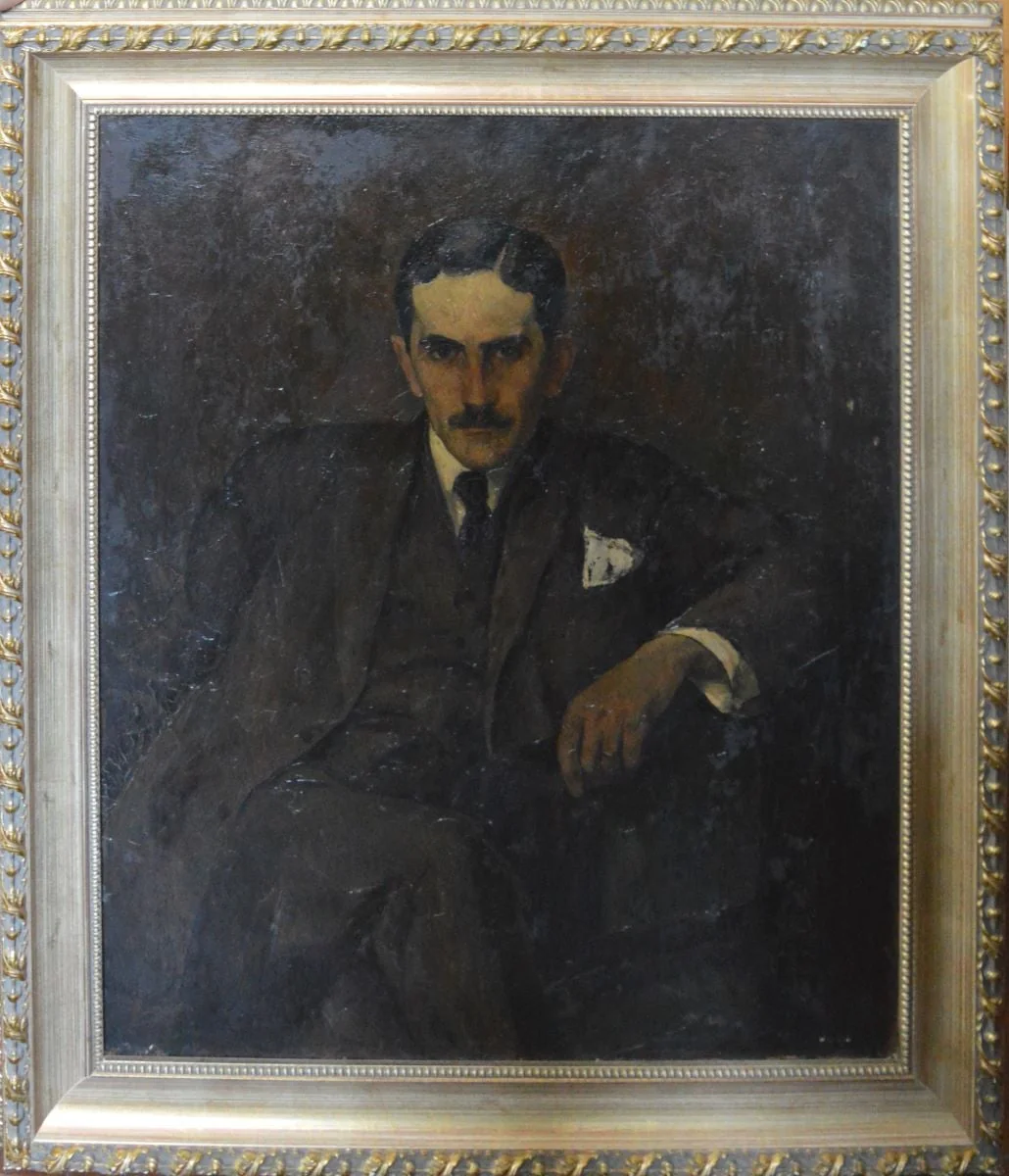 Portret (Nicolae Malaxa), detail
