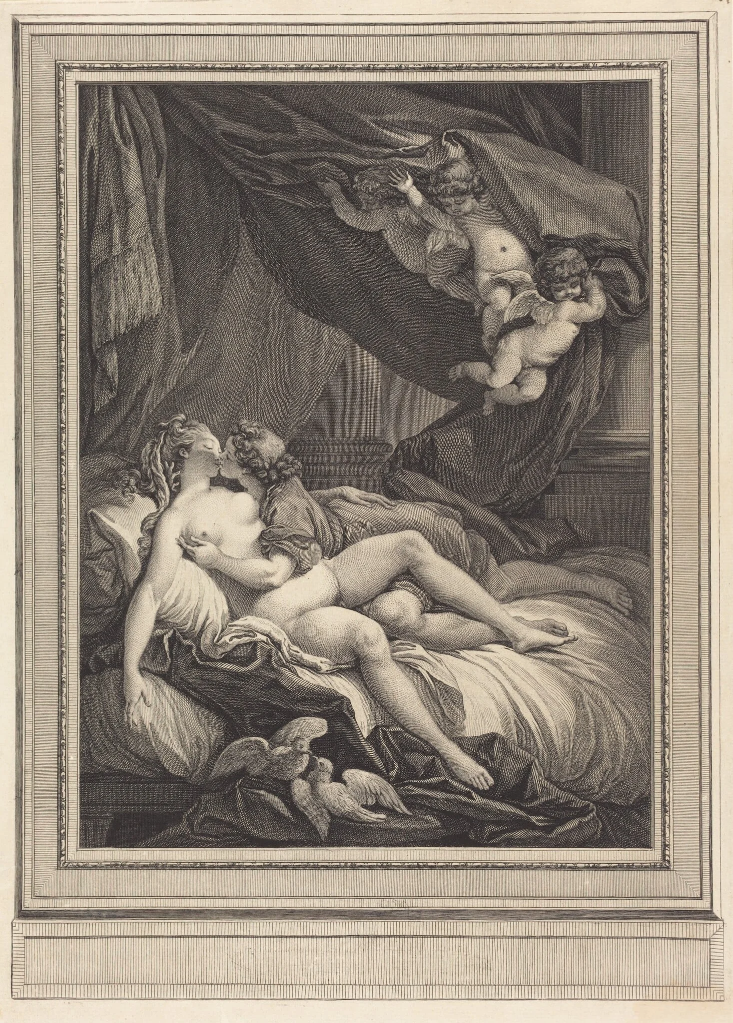 Venus et Adonis, detail