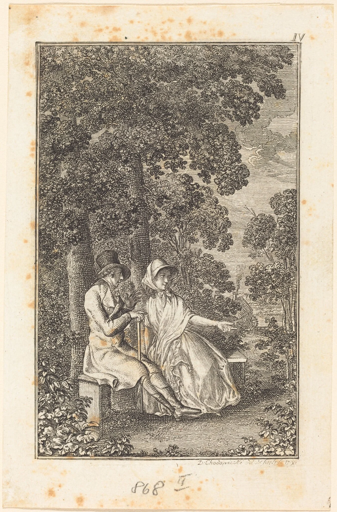 The Voyage to Paris, detail