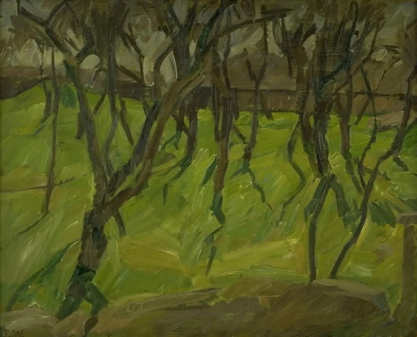 Trees on Christianshavns Vold, detail