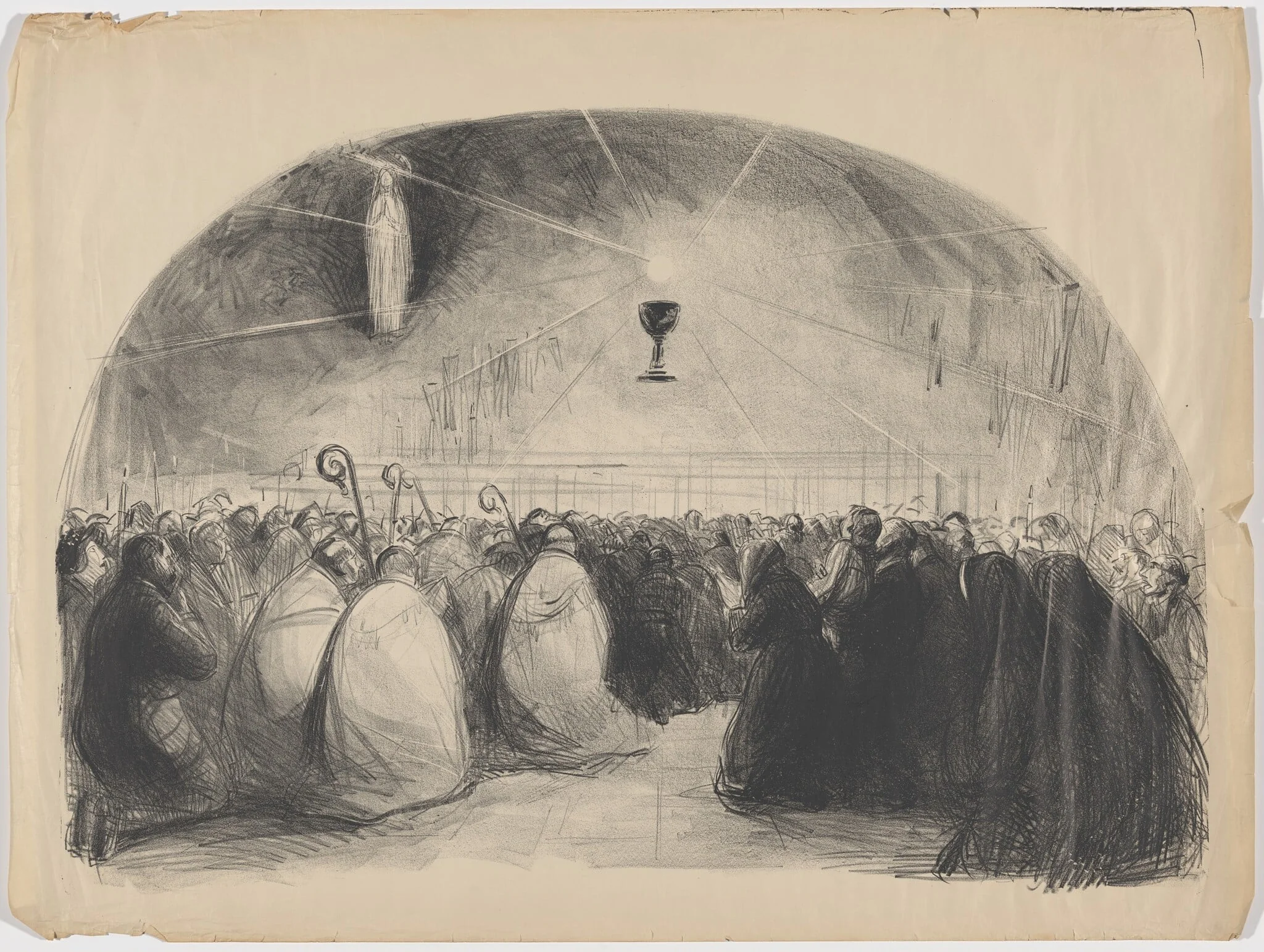 Lourdes, 1914, 25th International Eucharistic Congress, detail