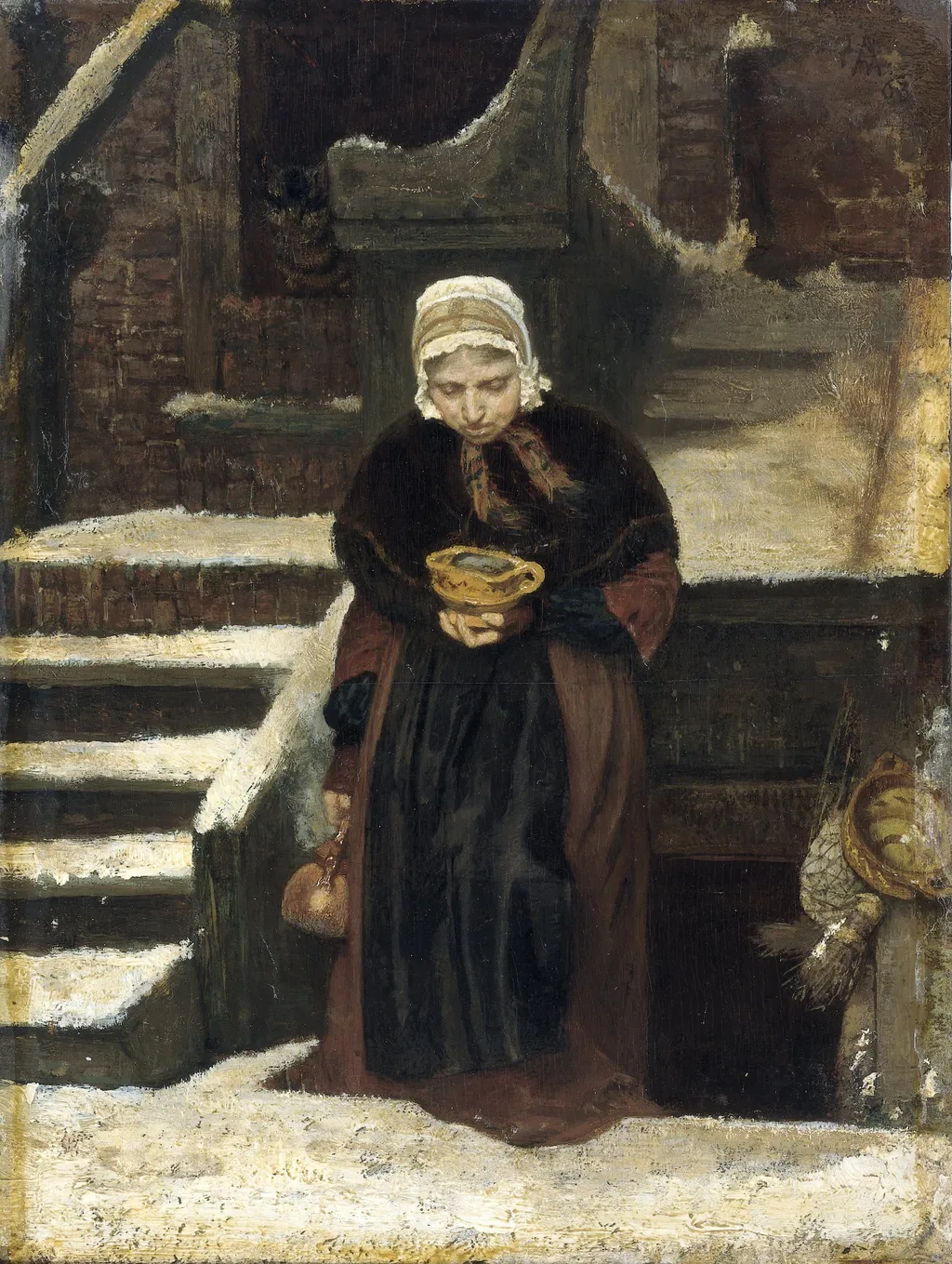 In Later Life, by August Allebé, oil, 1863