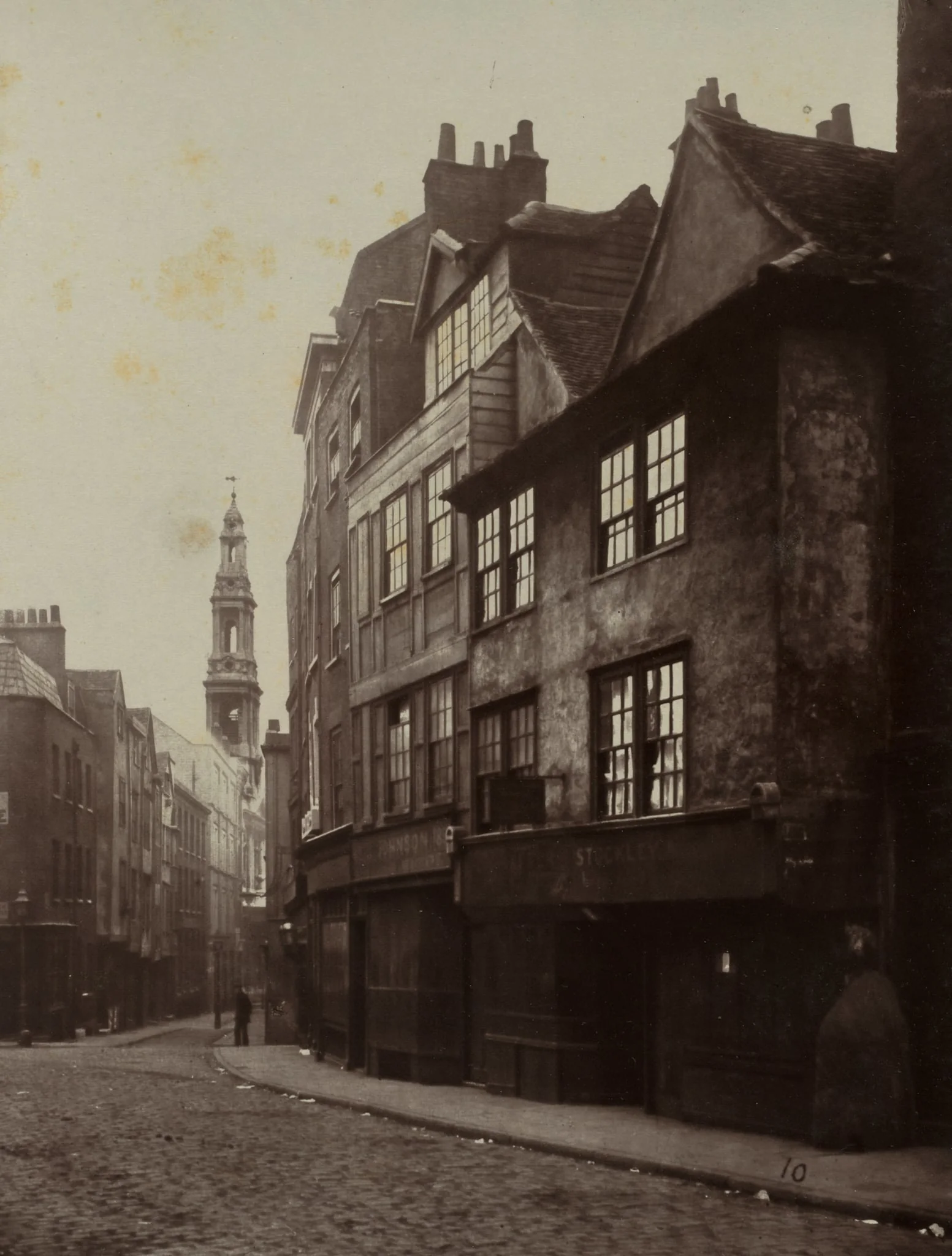 Drury Lane Looking towards St. Mary-le-Strand, detail