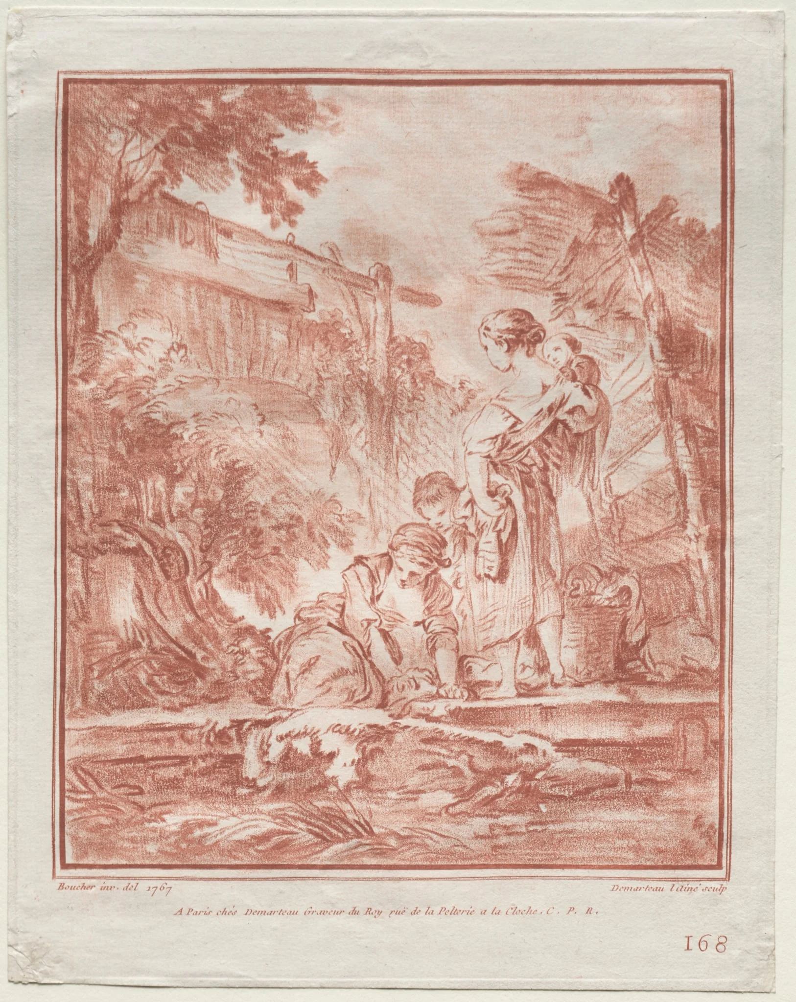 The Washerwoman, detail