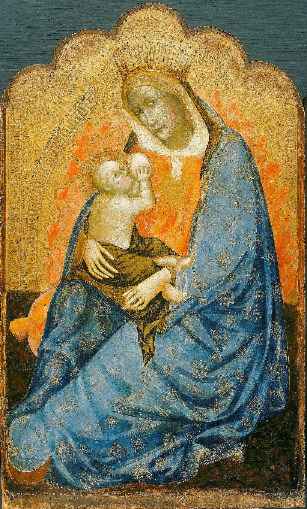 Madonna of Humility, by Olivuccio di Ciccarello, unspecified, 1394