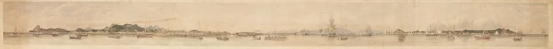 Panorama da Baía de Guanabara, detail