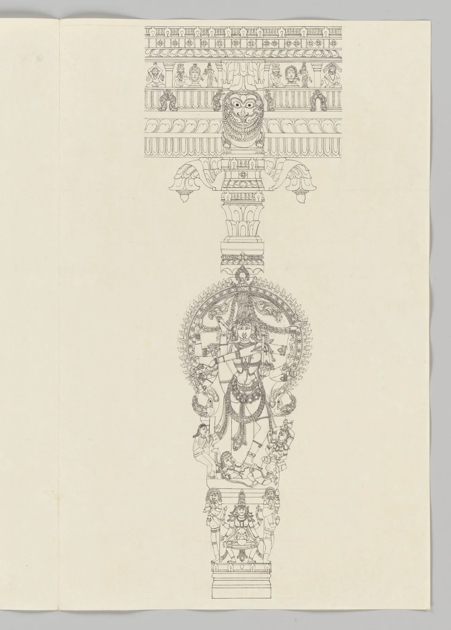 Shiva Urdhvatandava, detail
