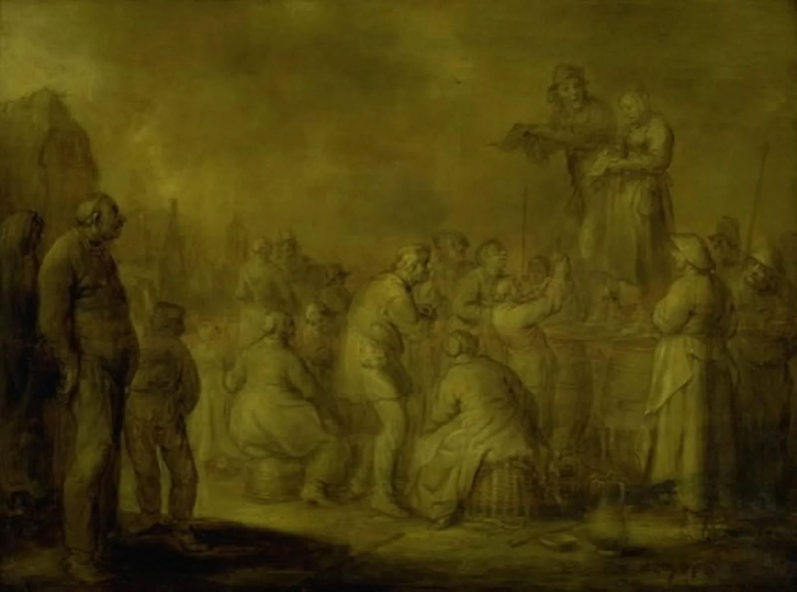 Street Singers, detail