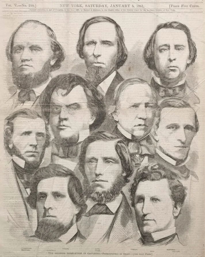 The Georgia Delegation in Congress, detail
