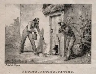 Marauders (Maraudeurs. Petits! Petits! Petits!), by Horace Vernet, 1804
