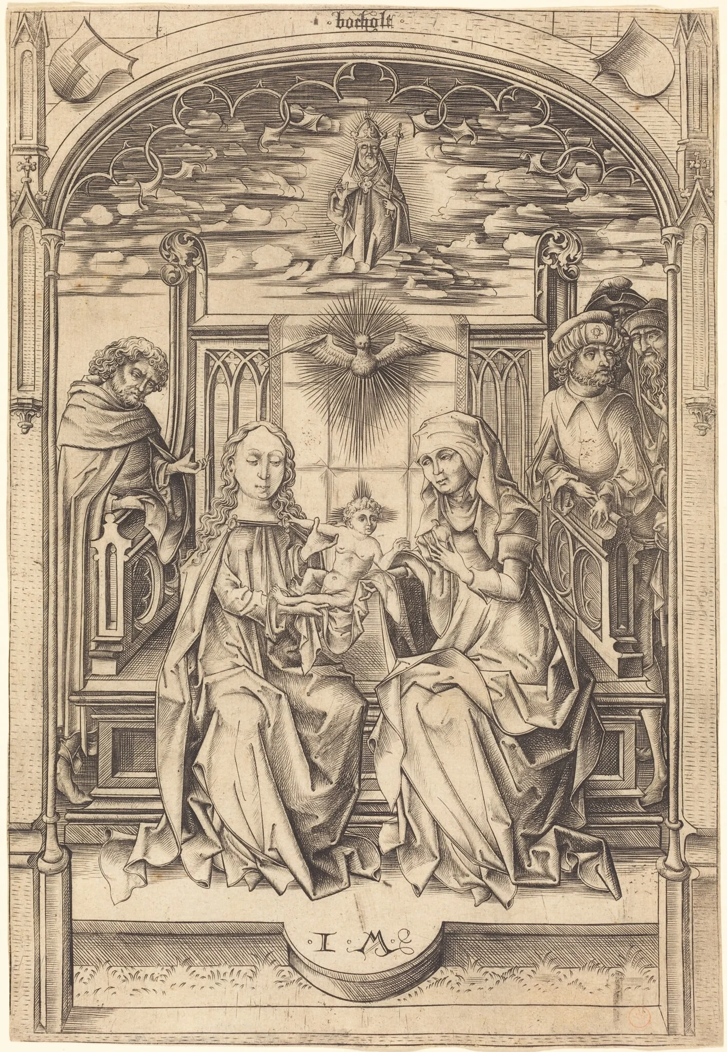 The Holy Family, detail