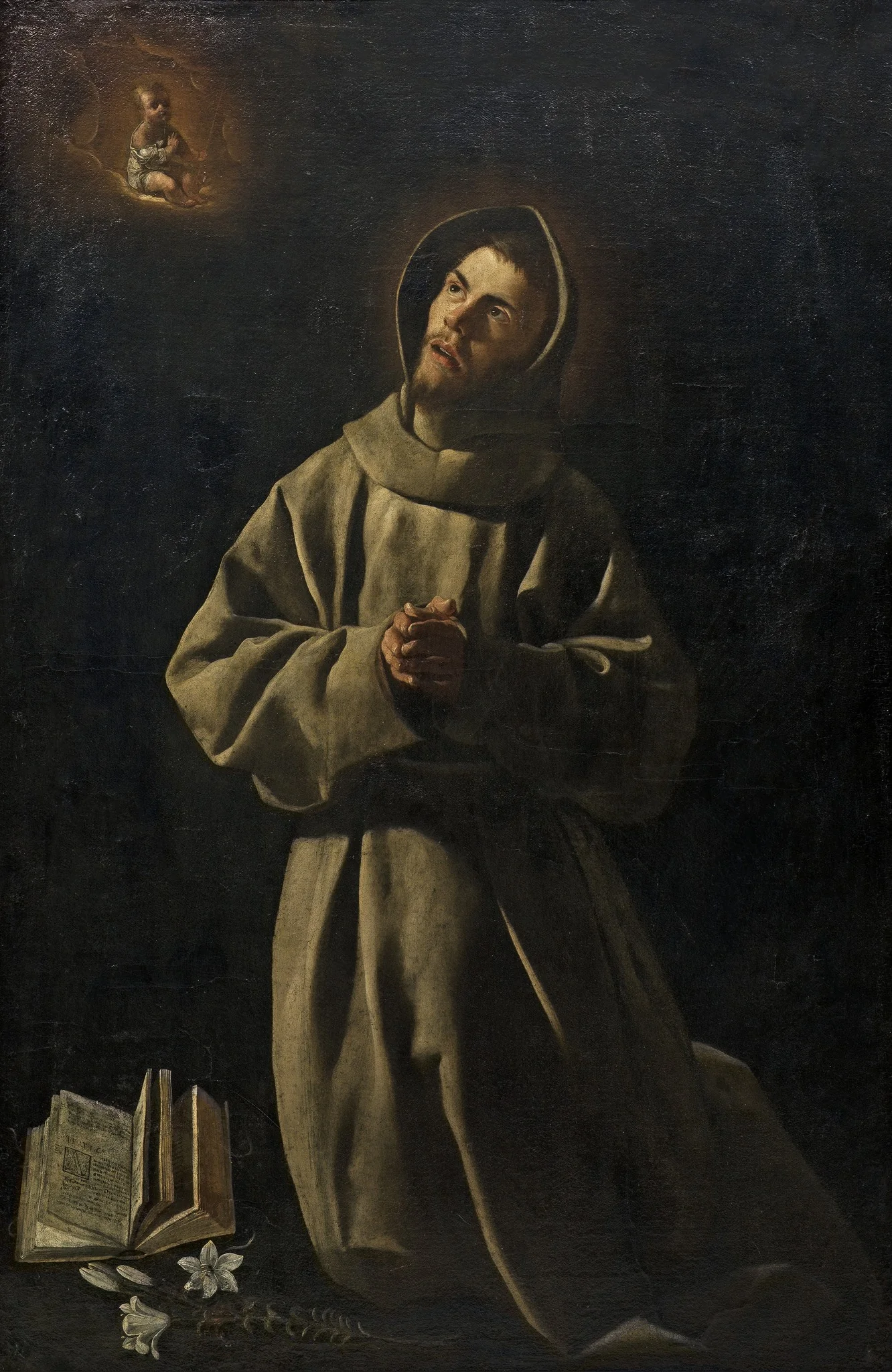 Apparition of the Child Jesus to Saint Anthony of Padua, detail