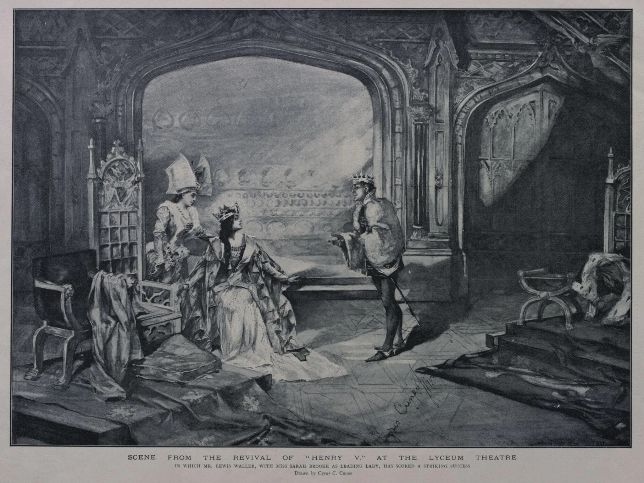 H Beard Print Collection, detail