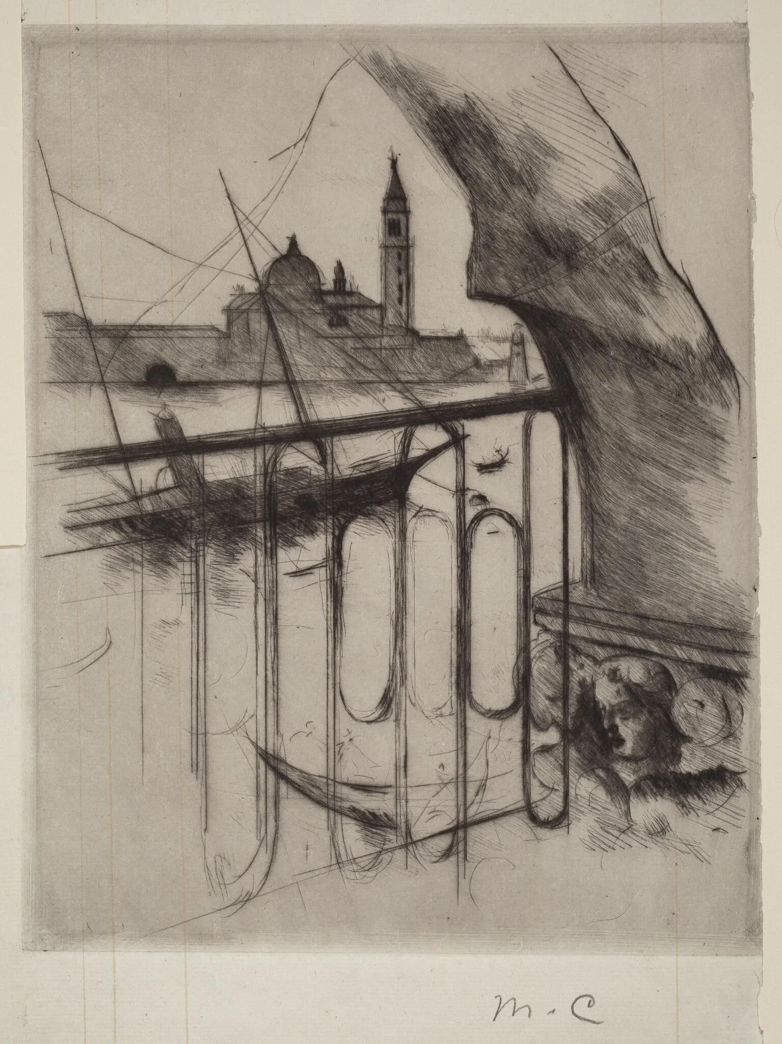 View of Venice, detail