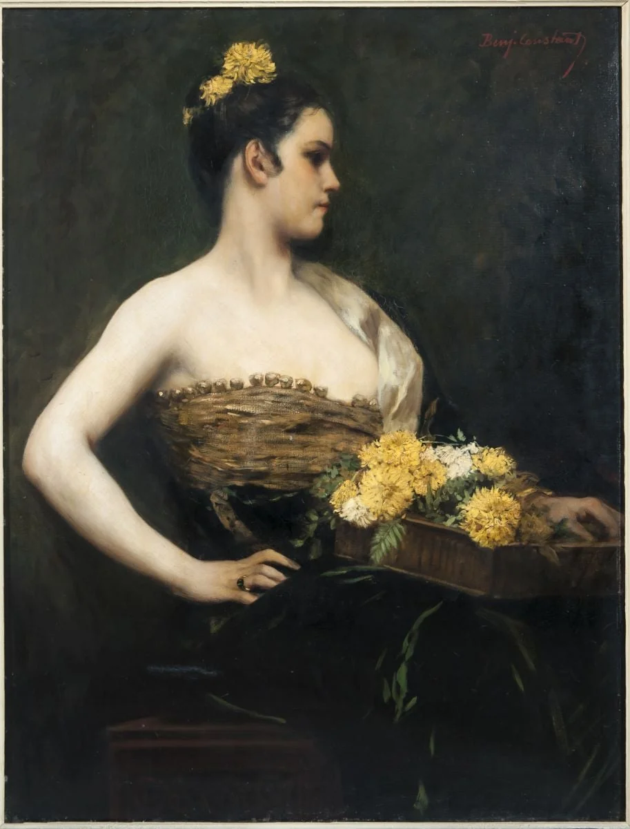 Portret de femeie, detail