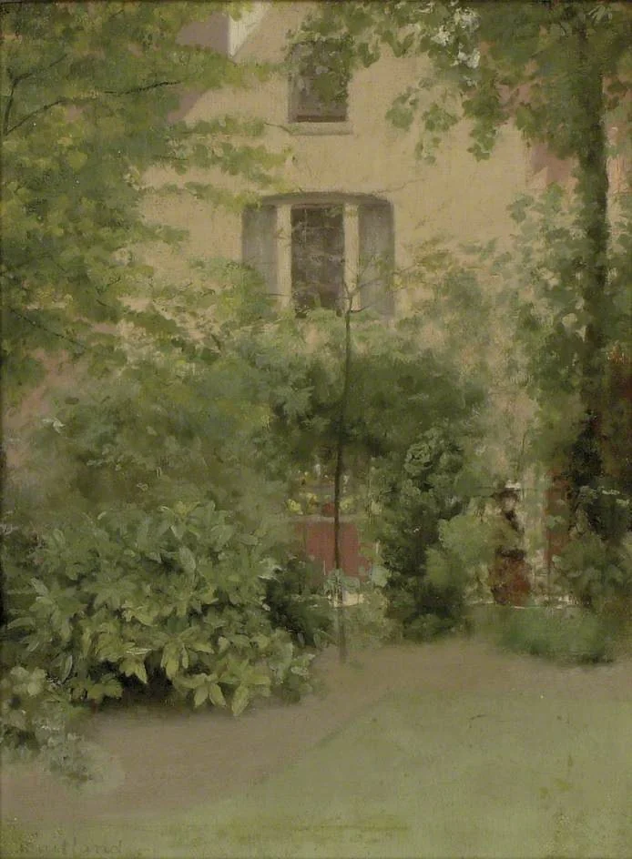 A House seen through Trees, detail