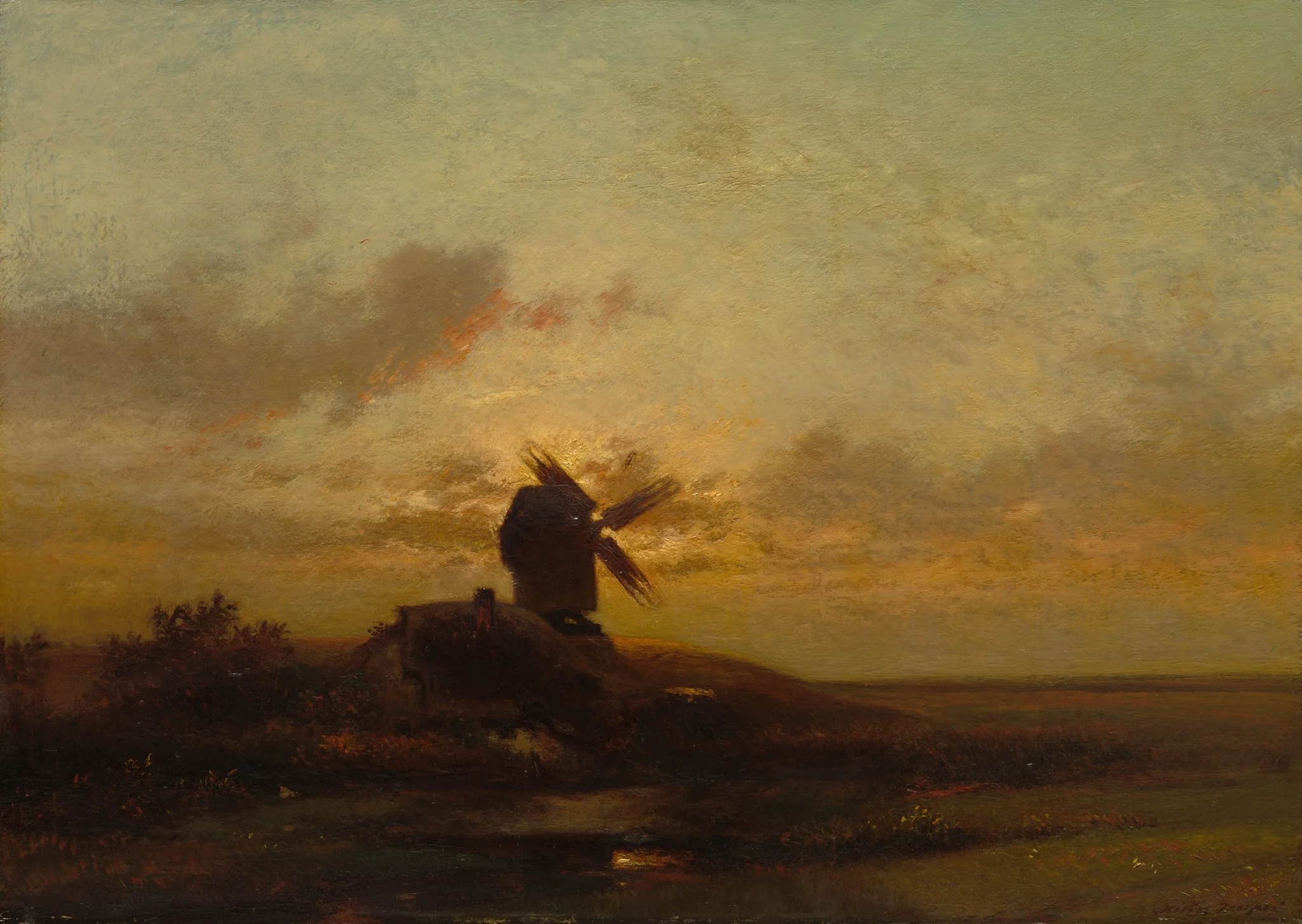 The Windmill, detail