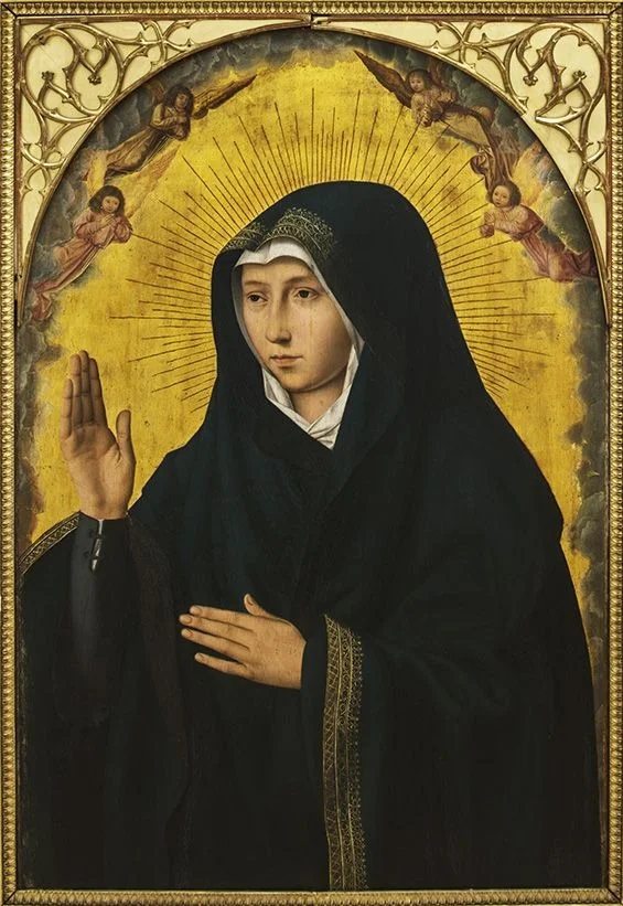 Maria als schmerzhafte Mutter, detail