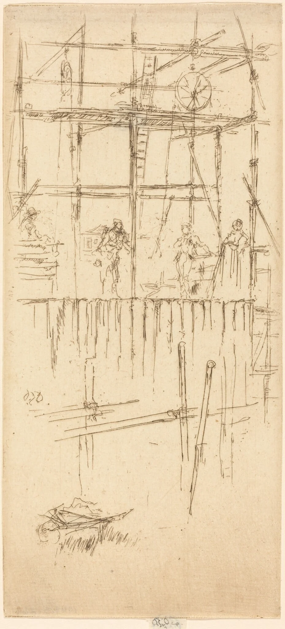 Savoy Scaffolding, detail