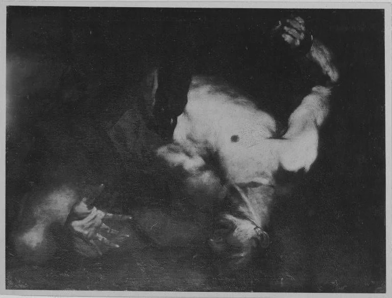 Prometheus am Felsen, detail