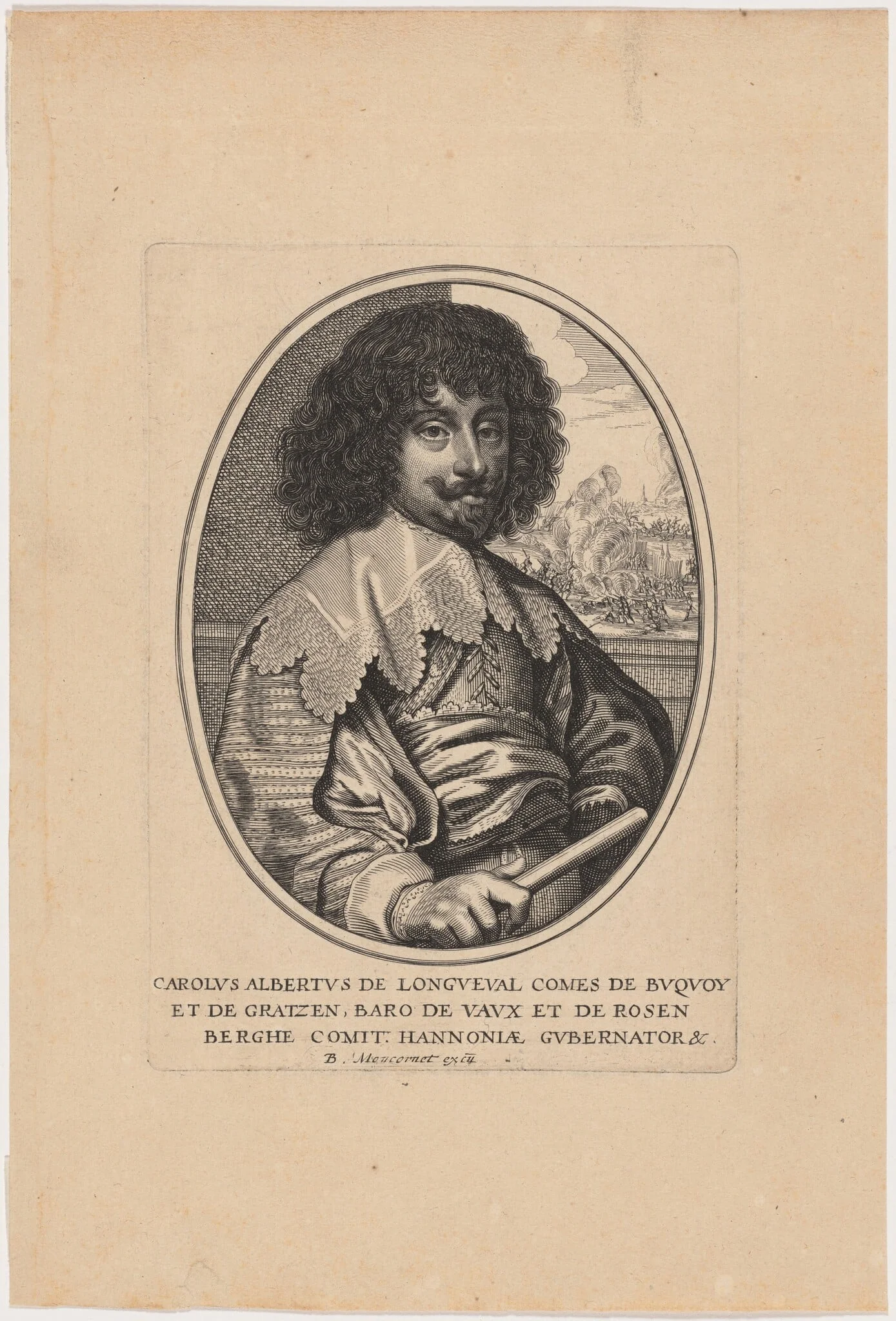 Charles Albert Bonaventure de Longueval, Comte de Bucquoi, detail