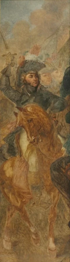 General Jean-Baptiste Kléber (Sketch for "The Battle of the Pyramids"), detail