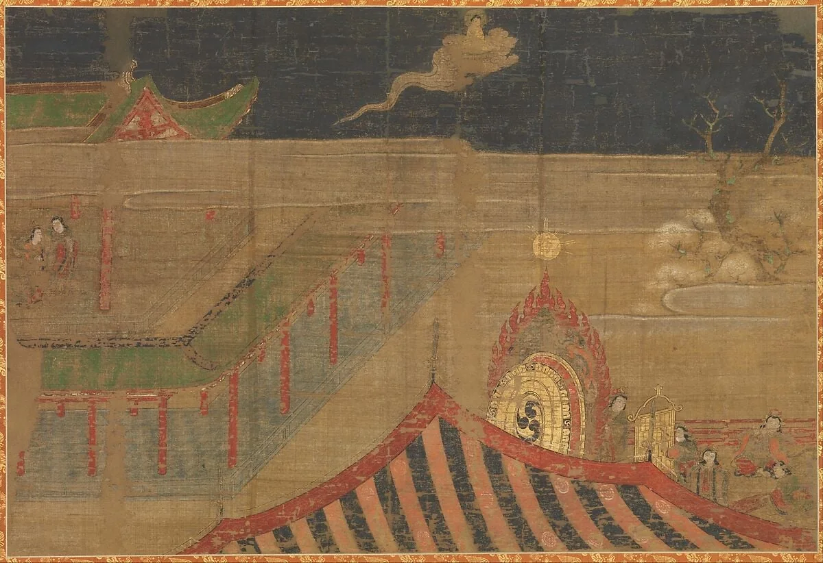 仏伝図|Scene from the Life of the Buddha, detail