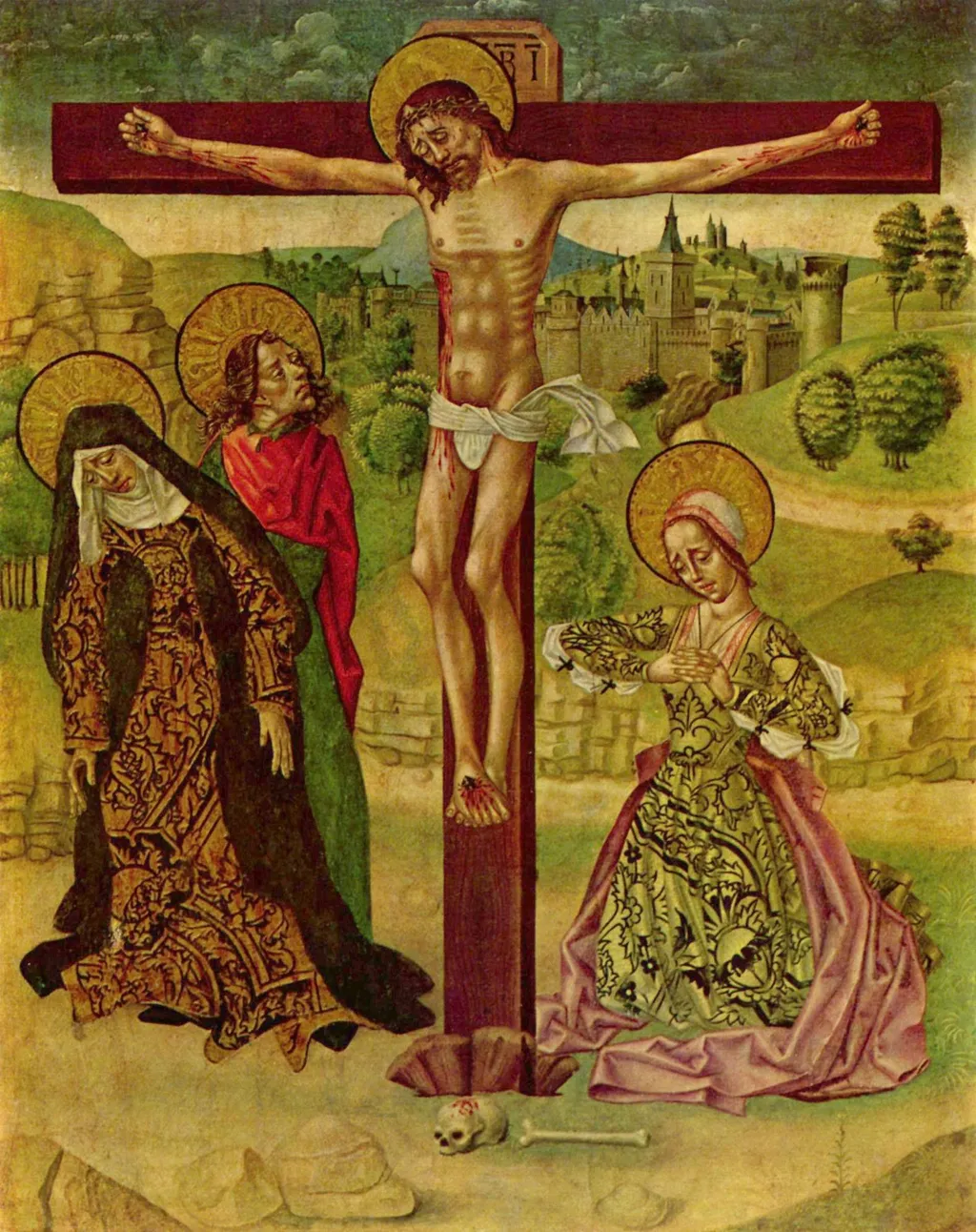 The Crucifixion, by Master of Budapest, unspecified, 1500