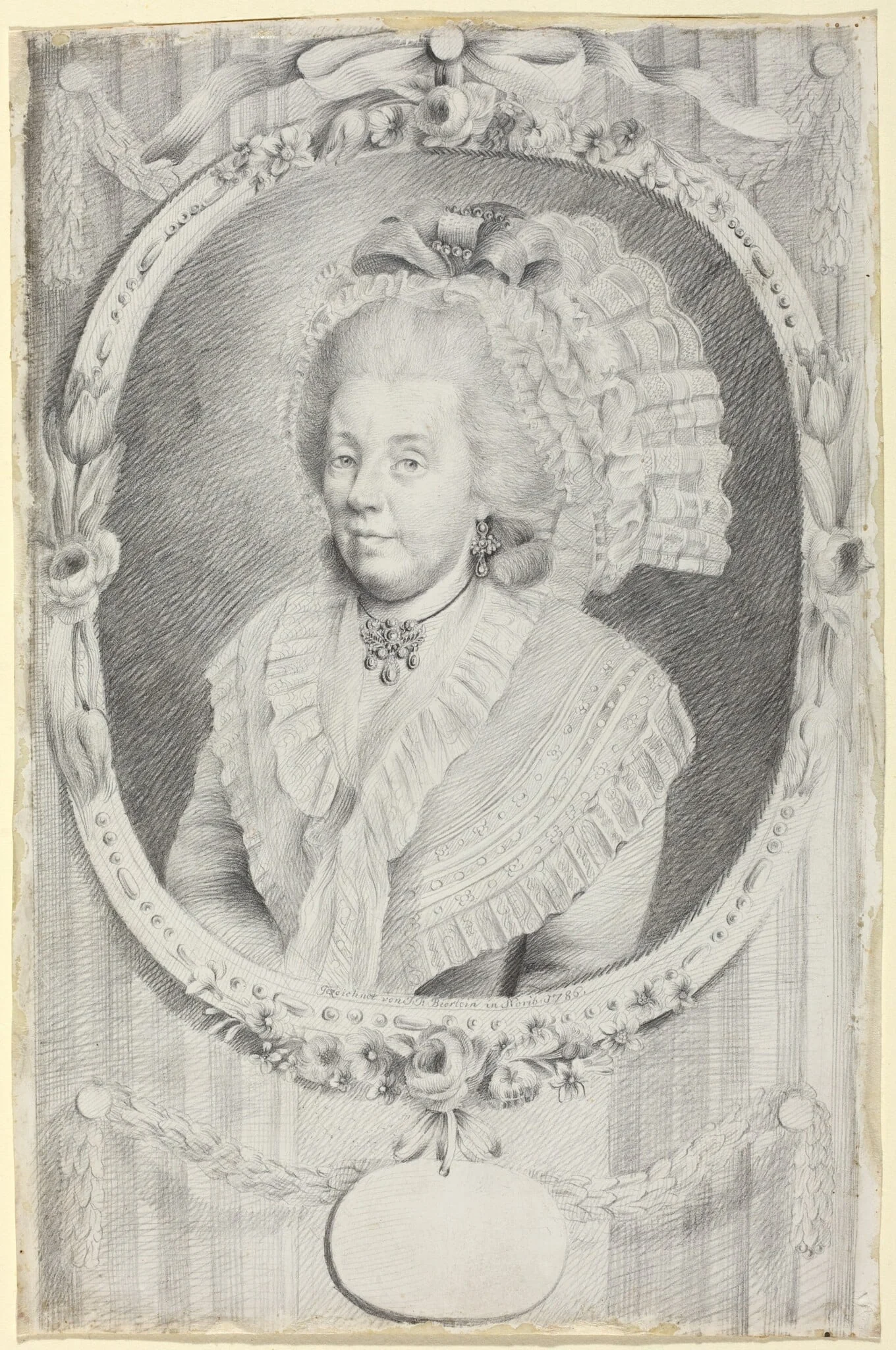 Frau Gottfried von Herder, detail