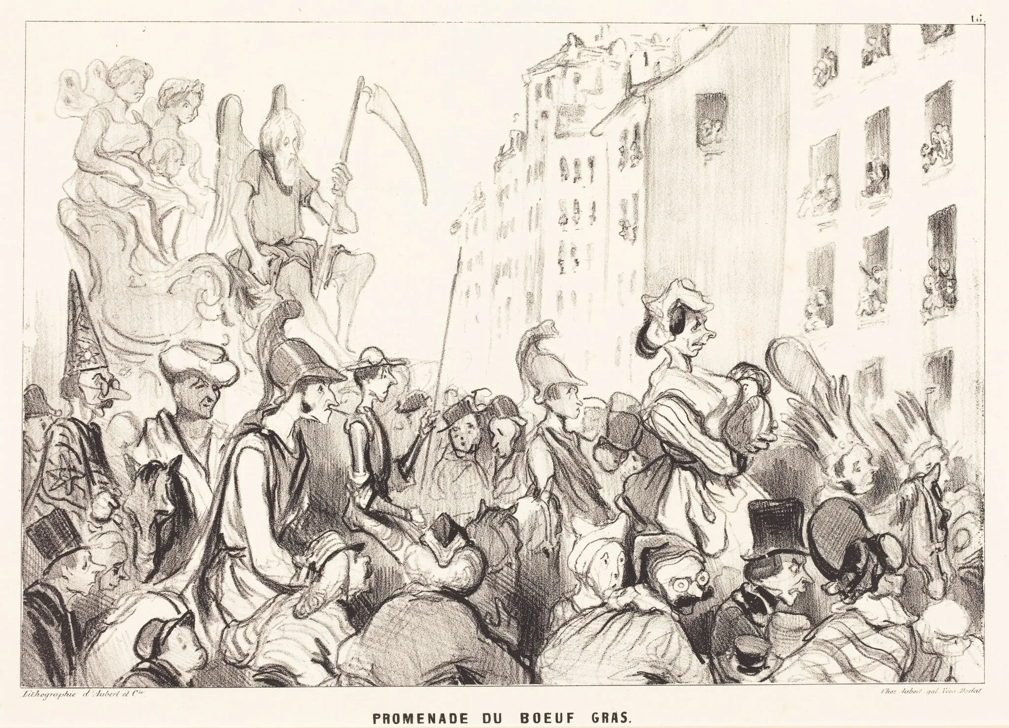 Promenade du Boeuf gras, detail