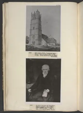 Carisbrooke Church, by O'Neill, watercolor, 1812