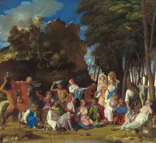 The Feast of the Gods, by Giovanni Bellini, oil