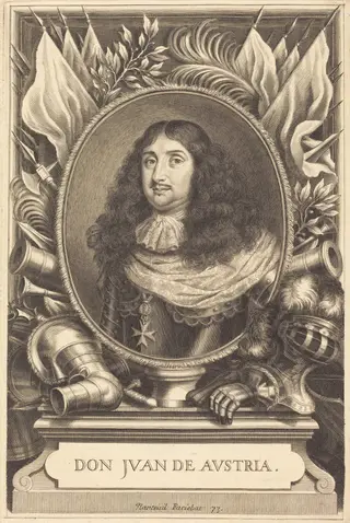 Don Juan of Austria, by Robert Nanteuil, ink, 1673