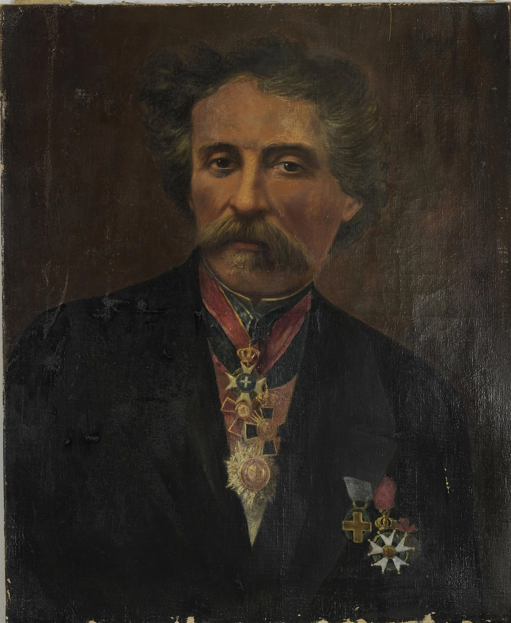 Προσωπογραφία του Γεωργίου Σκούφου, detail