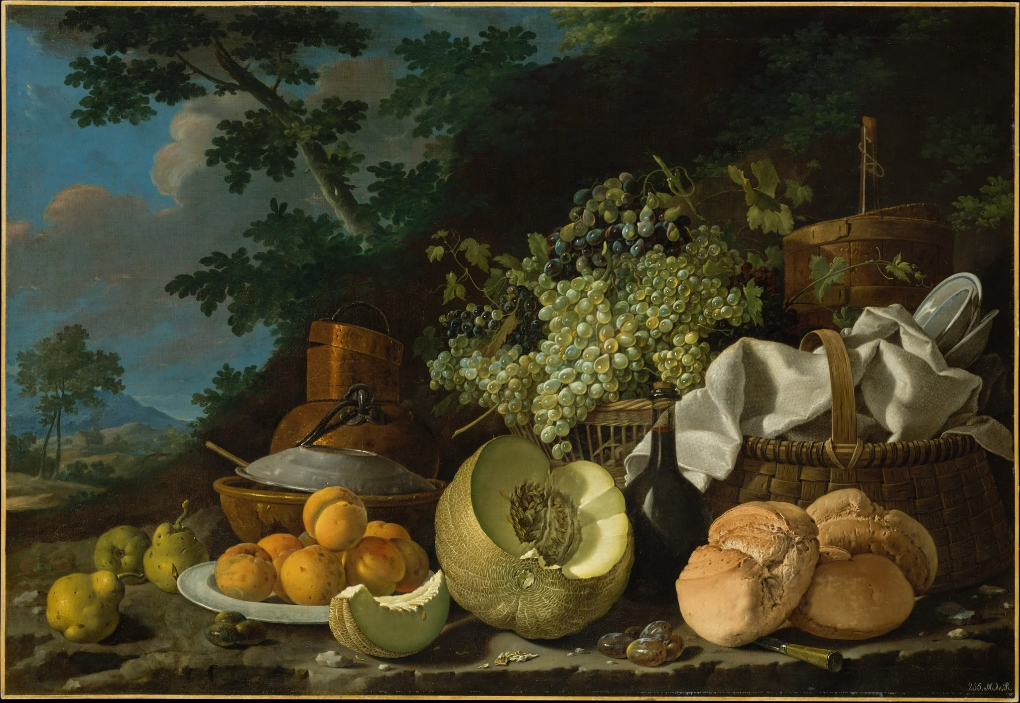 The Afternoon Meal (La Merienda), detail