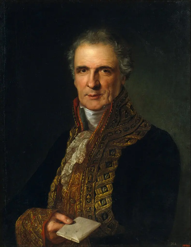 Portrait of José María Díez de Aznar, by Bernardo López Piquer, oil, 1832