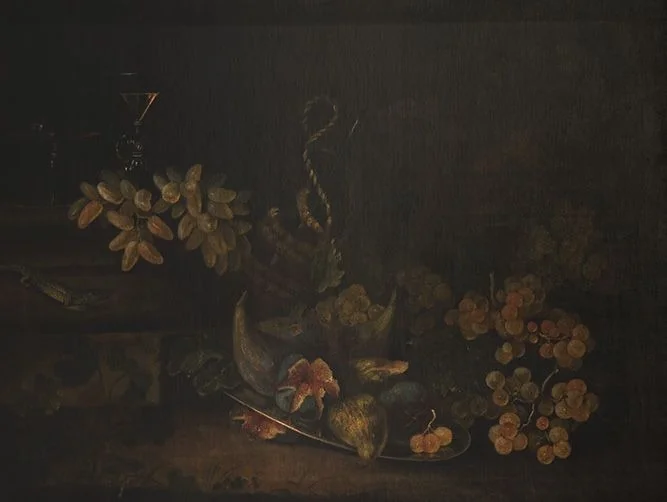 Obst- und Gemüsestillleben, detail