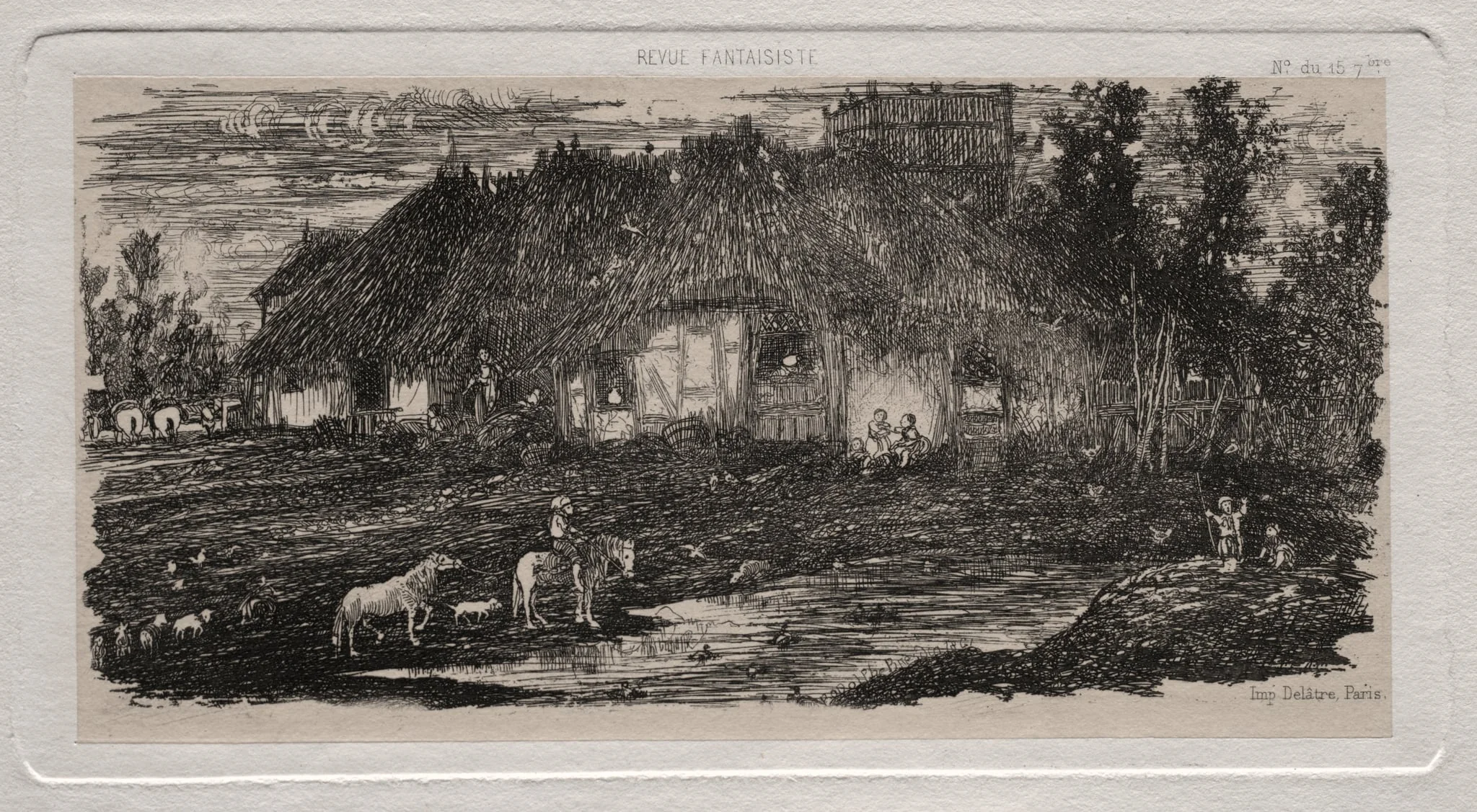 The Farm-Yard, detail