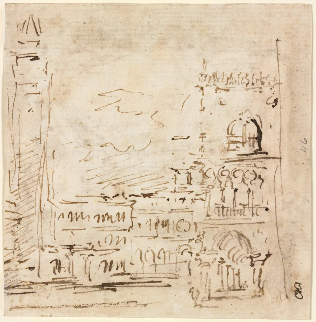 Piazza San Marco with Doges' Palace, by Francesco Guardi, 1776